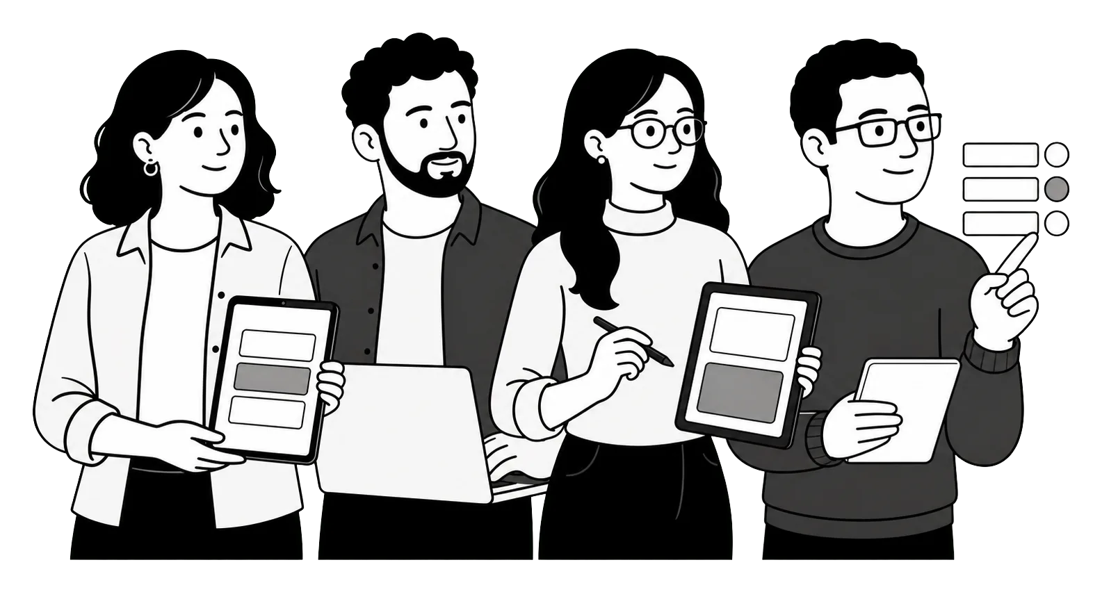 Product Squad: Project Manager, Full-Stack Developer, UI/UX Designer, QA Engineer
