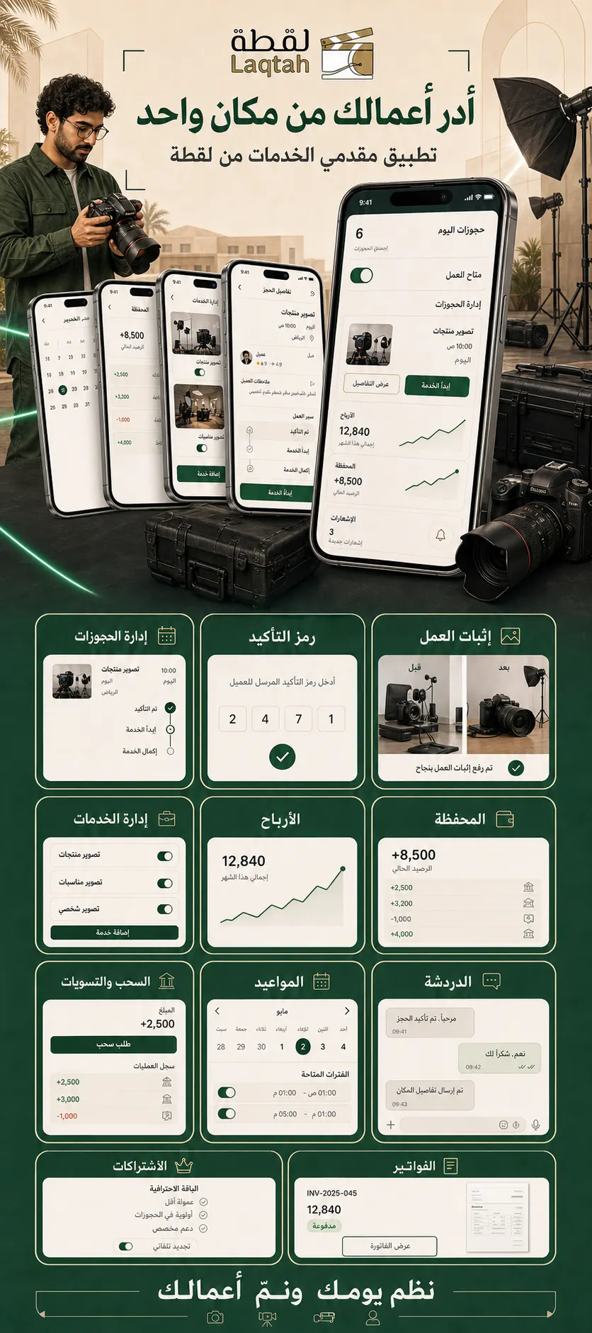 Laqtah: Provider mobile app